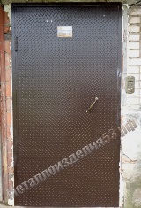 Дверь входная одностворчатая