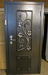 Дверь входная Ковка мал. узор (артикул ДВК-01)