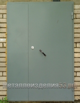 Дверь техническая двухстворчатая гладкая ДТ-03
