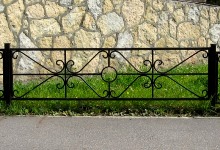 Кованое декоративное ограждение (артикул-ГОК03)