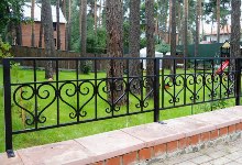 Кованое декоративное ограждение (артикул-ГОК04)