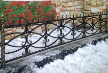 Кованое декоративное ограждение Эксклюзив (артикул-ГОК09)
