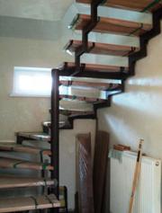 Лестница винтовая на второй этаж (артикул-МЛВ05)