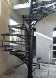 Металлический каркас лестницы винтовой (артикул-МЛВ02)