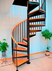 Лестница винтовая c перилами (артикул-МЛВ06)