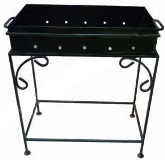 Мангал для дачи со съемным ящиком