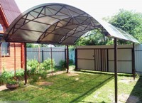 Навес арочный усиленный (артикул-МН02)