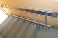 Пандус алюминиевый откидной на лестницу (артикул-ПА01)