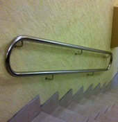 Поручень настенный двойной (артикул-ПОМ05)