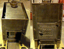 Печь отопительная с песчаной засыпкой (артикул - ПО03)