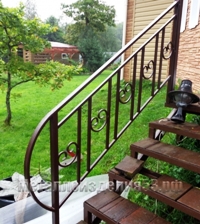 Перила с ковкой (артикул-ПРК01)