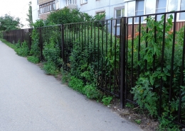 Забор металлический сварной