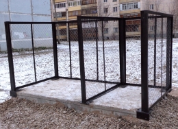 Контейнерная площадка для сбора мусора