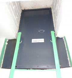 Дверь чердачная металлическая