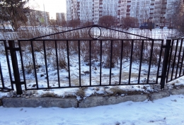 Забор металлический