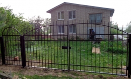 Ворота металлические распашные
