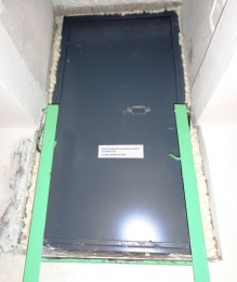 Дверь чердачная, металл