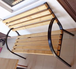 Скамья садовая  металл. каркас