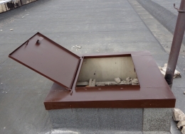 Люк чердачный металлический