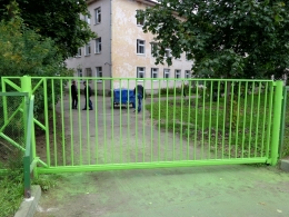 Ворота металлические откатные