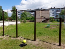 Турник уличный трехуровневый