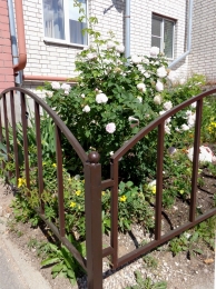 Заборчик газонный металлический Дуга