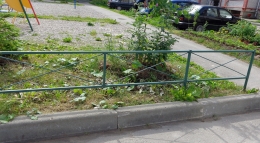 Газонное ограждение сварное Эконом