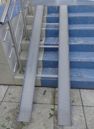 Пандус металлический уличный