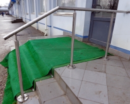 Перила уличные из нержавеющей стали