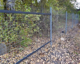 Забор из сварной сетки с монтажом