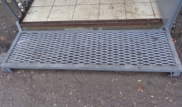 Решетка придверная металлический каркас, лист ПВЛ