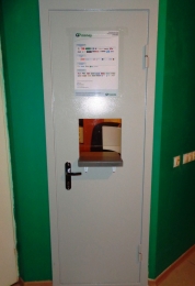 Дверь металлическая кассовая с порошковым покрытием