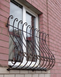 Решетка дутая с ковкой