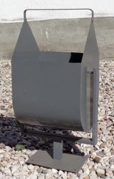 Урна металлическая с закругленным дном