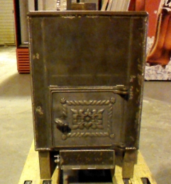 Печка металлическая с засыпкой песком
