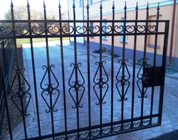 Ворота распашные с ковкой ФКУ Упрдор Россия