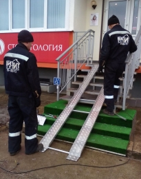 Монтаж пандуса для стоматологической клиники