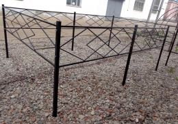 Ритуальное ограждение сварное 
