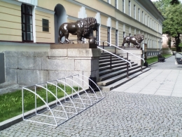 Велопарковка в Кремле