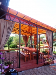 Законченный вид навеса