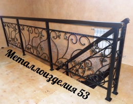 Перила для лестницы кованые