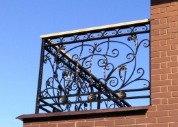 балконные перила кованые