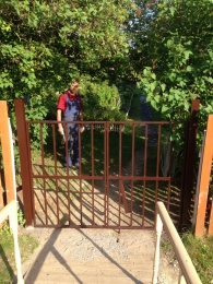 калитка 2х створчатая