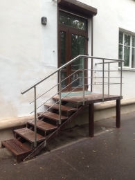 Перила из нержавеющей стали Воскресенский бульвар