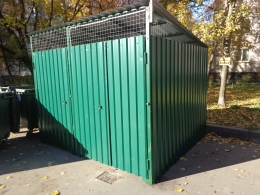 Ограждение мусорной площадки Псковская д.24