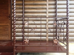 Входная группа с коваными элементами 