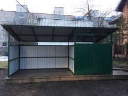 Контейнерное ограждение ул. Андреевская 10/13