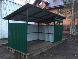 Контейнерное ограждение ул. Андреевская 10/13