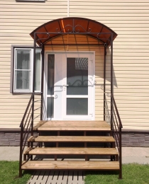 Крыльцо с козырьком Новая Деревня