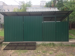 Оргаждение контейнерной площадки 